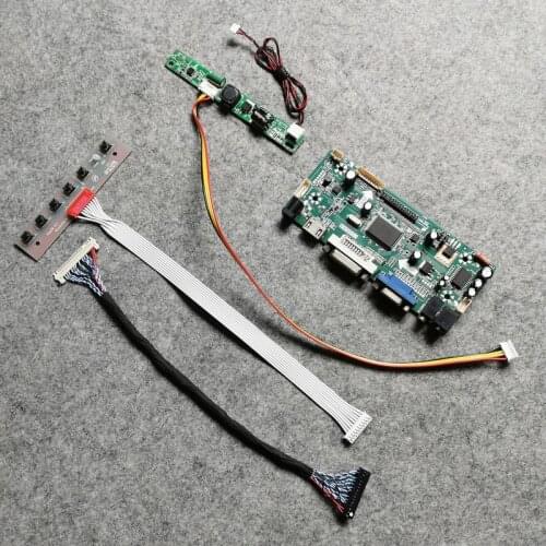 Monitor controller board Fit LM195WD1/LM195WD2/LM200WD3/LM200WD4 matrix WLDE VGA+DVI 1600*900 M.NT68676 30-Pin LVDS DIY kit