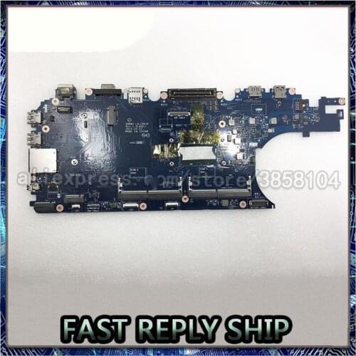 SHELI FOR DELL laptop motherboard Latitude E5570 LA-C641P 03MCRF notebook pc mainboard I5-6300U 100% Tested ok