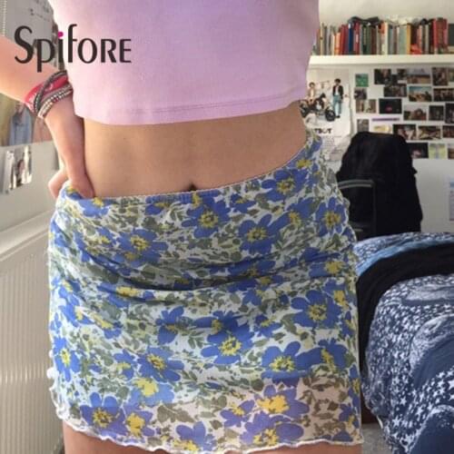 Spifore High Waist Skirts For Women
