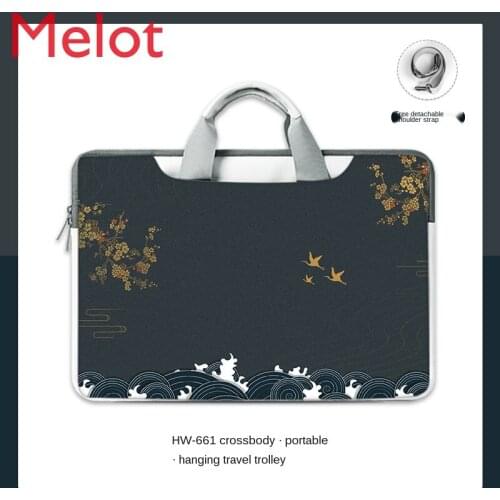 Computer Bag Laptop Sleeve Chinese Style National Fashion Handbag Personalized Creative Men and Women Protective Case