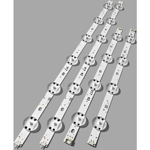 KIT 4pcs LED Strip For LG 43" TV 6916L-2867A 6916L-2867F 6916L-2867B 43UV340H LC430DGG (FK)(M3) 43UV340H