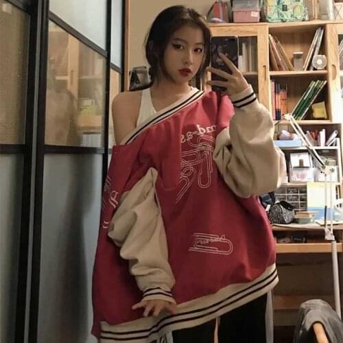 Oversized hoodie korean new style plus velvet padded sweatshirt jacket coat hoodie women hoodie sweatshirts winter clothes women