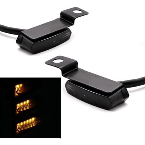 Universal Flowing Water Mini LED Motorcycle Turn Signal Light Flashers Direction Signal lamp For Honda Yamaha Kawasaki Suzuki