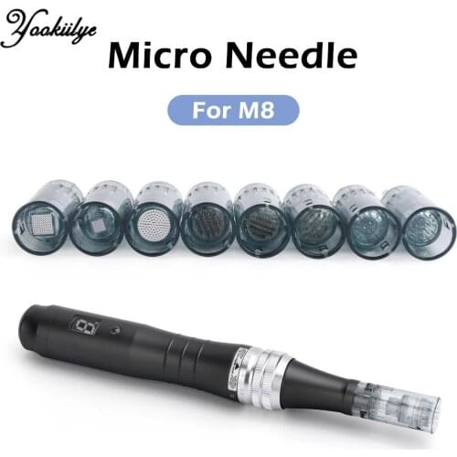 10pcs Bayonet Cartridges Needles for Dr pen M8 Electric Derma Pen 11/16/24/36/42/Nano Micro Needles Tip Derma Stamp Skin Care