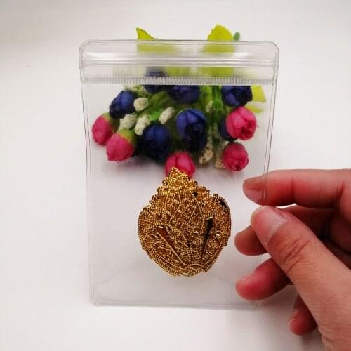 100pcs/Lot Clear Pvc Plastic Bag Self Seal Zip Lock Zipper Reclosable Transparent Plastic Bag Gift Bags For Jewelry Packing Bags