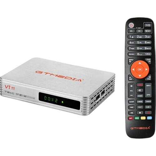 2020 GTMEDIA V7 TT Newest TV Receiver 1080P Full HD DVB-T/T2/Cable/J.83B Digital Wifi Support Multi PLP Support USB PVR Ready