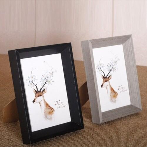 5 Inch 6 Inch 7 Inch Solid Wood Photo Frame Simple Picture Frame Home Decoration Set