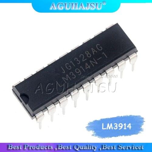 5pcs/lot LM3914 DIP18 DIP LM3914N-1 DIP-18 LM3914N new and original ic