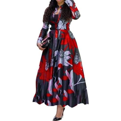 African Dress Ankara Dresses For Women Clothes Summer Print Dashiki Party Long Maxi Dress Plus Size Traditional Africa Clothing