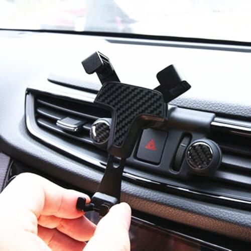 Car Air Vent Outlet Dashboard Mobile Cell Phone Holder Reaction Clip Mount Cradle For Nissan X-trail xtrail T32/Rogue 2017-2019