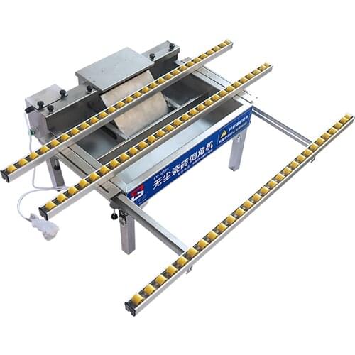 Dust-free ceramic tile chamfering machine 45 degree chamfering artifact stone high precision desktop chamfering cutting machine