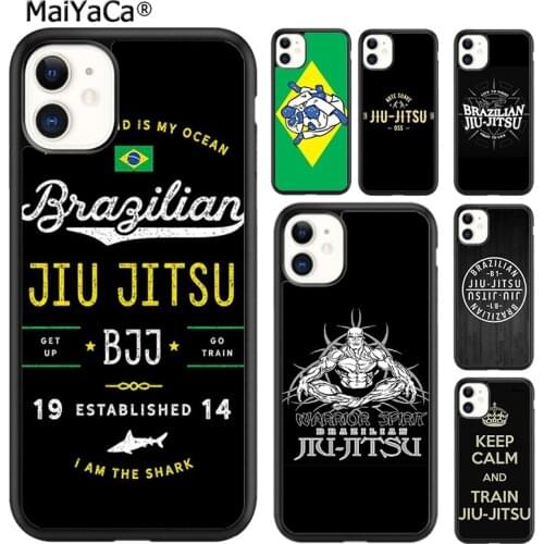 MaiYaCa BJJ Brazilian Jiu Jitsu Art Phone Case For iPhone SE 6 6s 7 8 plus X XR XS 11 12 pro max Samsung Galaxy S8 S9 S10 shell