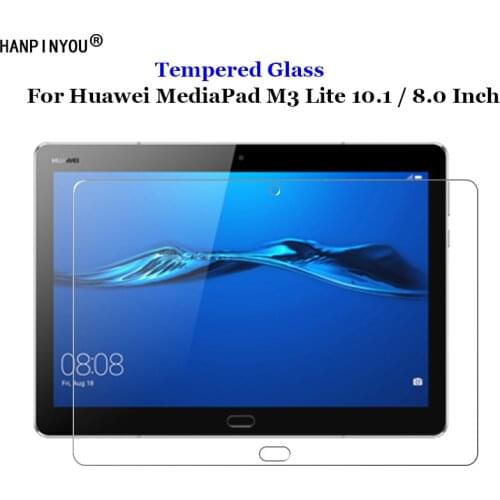 For Huawei MediaPad M3 Lite 10.1 / 8.0" Tempered Glass 9H 2.5D Premium Screen Protector Protection Film