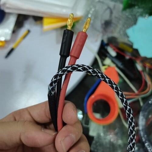 Surround Speaker Cable Car High-fidelity Banana Head Anti-oxidation Fever Speaker Cable Audio Power Amplifier Cable Length