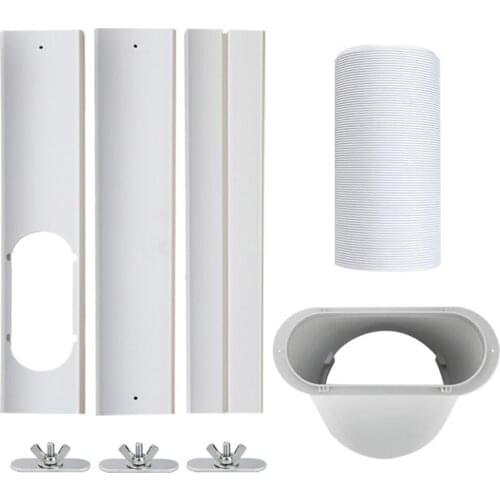 AC Vent Slide Kit Window Seal Plate Kit for Mobile Air Conditioner Unit Door