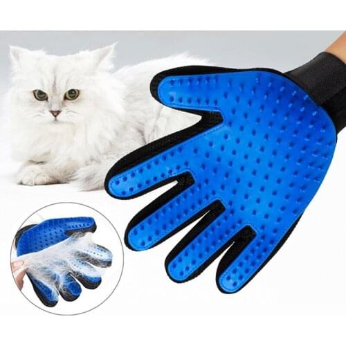Cat Grooming Brush Glove for Cats Hair Deshedding Comb Pet Supplies Cat Massage Gloves Effective Pet Dog Cleaning 1pcs