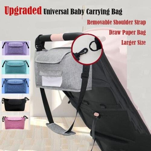 Upgraded Larger Size Stroller Accessories Stroller Travel Bag Maternity Nappy Bag Mummy Bag Baby Bottle Cup Holder