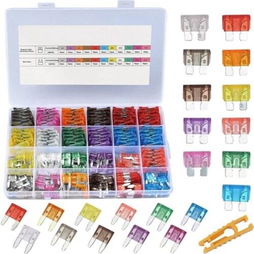 2020 New 250PCS Auto Car Fuses Assortment Set Truck Insurance Piece Auto Blade Type Fuse Set for Car/RV/Truck/Motorcycle/Boat
