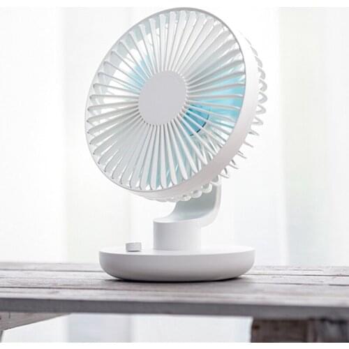 Xiao 3Life 209 Desktop Mute веер USB Charging Mini Portable 120° Shaking Head Fan 3000mAh Battery Capacity Low Noise StrongWind
