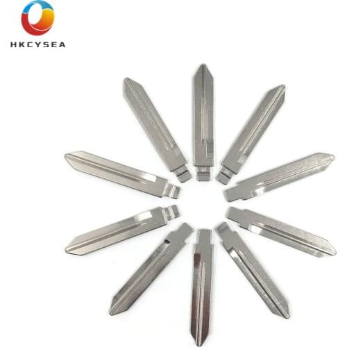 HKCYSEA 10 pcs/lot Metal Blank Uncut Flip KD Remote Key Blade Type #19 for Ford Mercury