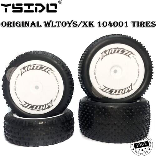 Wltoys XK 104001 Front Rear Tires 12 HEX for 1/10 1/12 RC Off-Road Car Buggy