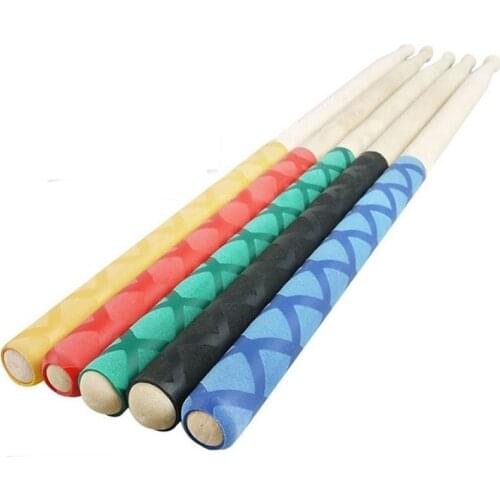 1 Pair Drum Stick Grips Anti-slip Drumsticks Percussion Drum Stick Musical Part Accessories