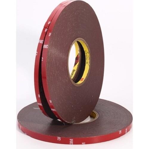 3M Auto Tape Size 10mmx3m Double Sided Sticker Acrylic Foam Adhesive Car Attachment Interior Tape Free Shipping