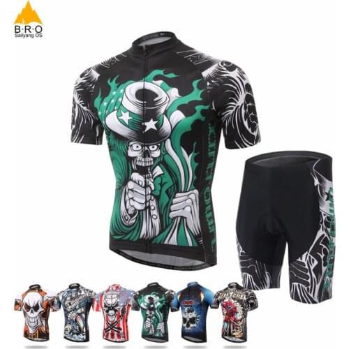 Breathable Bicycle Cycling Jersey Set Quick Drying Bicycle Cycling Clothing Summer Bike Jersey Shirt Shorts Cycling Equipment