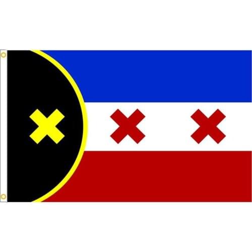 Lmanberg Flag 3x5 ft Dream SMP Flag L'manberg Flag with Brass Grommets Home Garden Decor