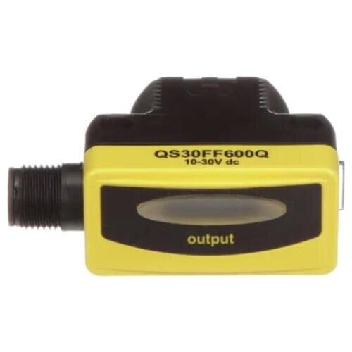 QS30FF600Q Photoelectric Sensor, 600mm Range, 10-30 VDC, 1 NPN/1 PNP, QDC, 73092