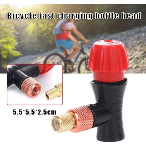Hot Sale Bicycle Air Pump Head for Co2 Bottle Fast Inflatable Road Mountain Bike Air Inflator Accessory N66