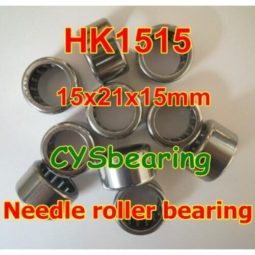 Drawn cup needle roller Bearing HK1515 15x21x15mm for 15mm shaft