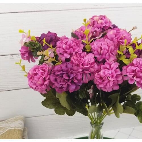 New Artificial flowers Daisy Vivid Flower Artificiales Fake Silk Bridal Wedding Decor Wreath Gland Home Party Supplies