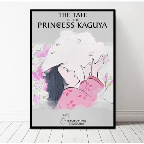 Canvas Painting Nordic Style Prints Home Decor The Tale of the Princess Kaguya Wall Art Modular Pictures Poster For Kids Room