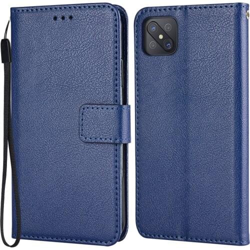 Leather Wallet Case for On OPPO A92S 5G Global Flip Case A92S 5G Capa Phone Bag for OPPO Reno4 Z 5G Cover Card Slot Funda