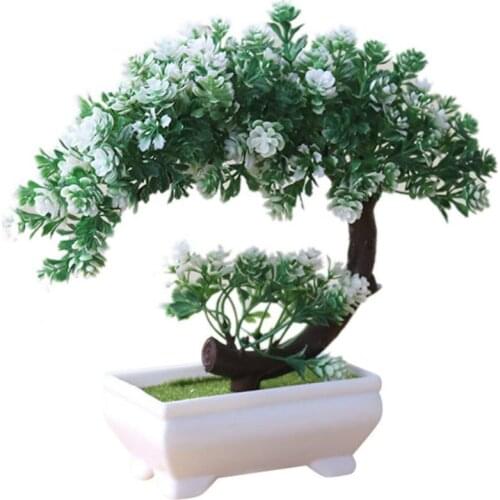 Simulation Fake Potted Bonsai Tree Artificial Plant Desktop Decor for Home Garden Balcony Decor Plants Flower Arrangement Bonsai