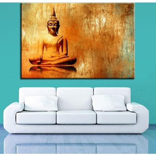 New 5D DIY Diamond Painting Abstract Zen Buddha Diamond Embroidered Square Diamond Inlaid Cross Stitch Home Decoration Gift HR25