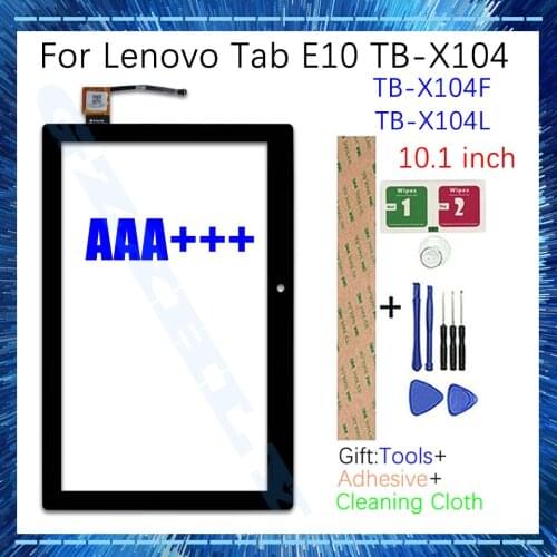 New 10.1" Touch Screen For Lenovo Tab E10 TB X104F X104L X104 Display LCD Outer Digitizer Front Glass Panel Replacement