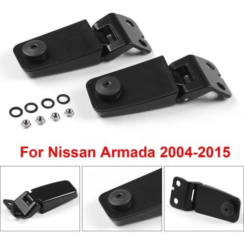 Pair of Rear Tailgate Window Glass Hinges Left & Right For Nissan Armada 2004-2015 90320-7S000 90321-7S000