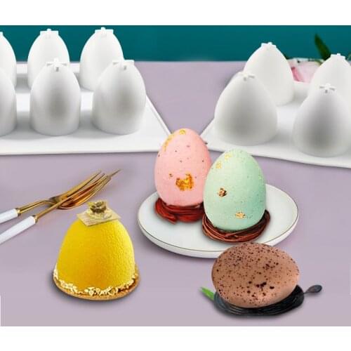 Easter Egg Silicone Mold Cake Decoration Handmade Soap Mold Quail Egg Epoxy Mold Resin Mold Silicone Molds for Baking