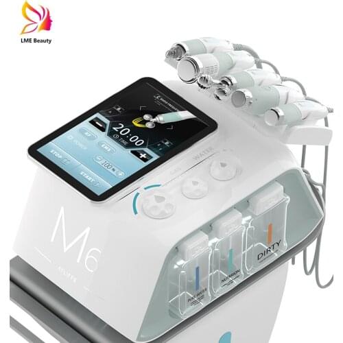 Portable 6 in 1 skin deep cleansing device black head removal micodermabrasion beauty machine diamond dermabrasion