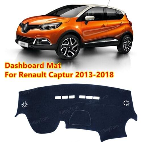 For Renault Captur 2013-2018 Samsung QM3 Anti-Slip Mat Sunshade Dashmat Protect Carpet Dashboard Cover Pad Accessories