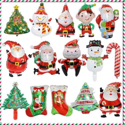 Christmas Balloon Toy Balloon Childrens Party Balloon Christmas Shopping Mall Decoration Aluminium Film Balloon Package