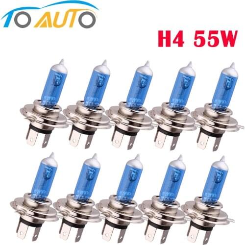 TOAUTO H4 Halogen Bulbs (P43t)