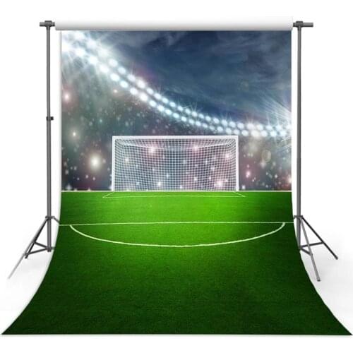 Vinyl Photography Background Celebtration Party Football Field Soccer Match Children Fotografia Backgrounds for Photo Studio