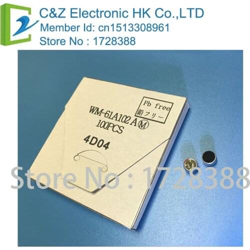 WM61A102A WM-61A102A MICROPHONE 100% NEW&ORIGINAL 5PCS/20PCS/50PCS Free shipping