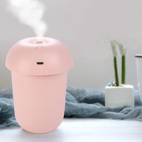 1pcs 180ML Mini Ultrasonic Air Humidifier Romantic Soft Light USB Essential Oil Diffuser Car Humidifier Aroma Anion Mist Maker