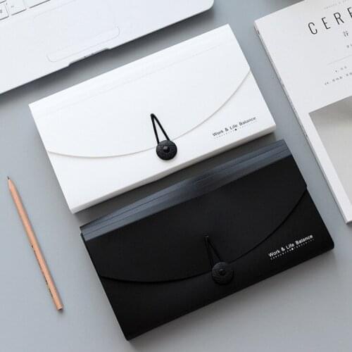 1pcs multi-layer VAT invoice folder storage package financial instruments folder private small plastic folder storage