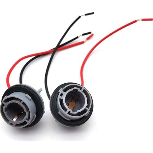 1156/7506/BA15S Car LED Bulbs Harness Plugs Turn Signal Lights Brake Light Socket