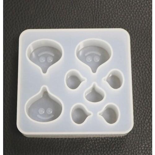 2019 new crystal epoxy glue mold droplets mold mirror handmade jewelry pendant silicone mold